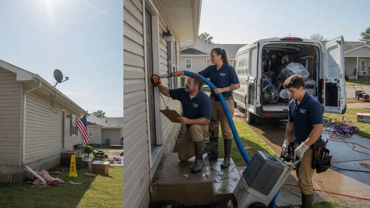 Ceiling Water Damage Restoration in Stuttgart, AR near me